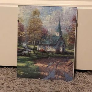 Thomas Kinkade Puzzle Poster